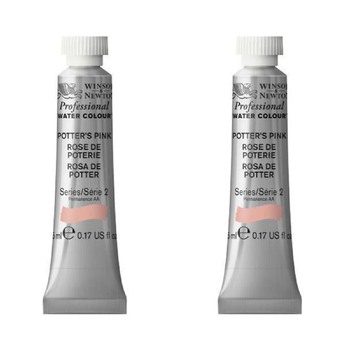 2PK Winsor & Newton 14ml Professional Watercolour Tube Potter's Pink S2