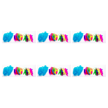 6x 50pc Jasart Small Feathers Art/Craft Decoration - Assorted