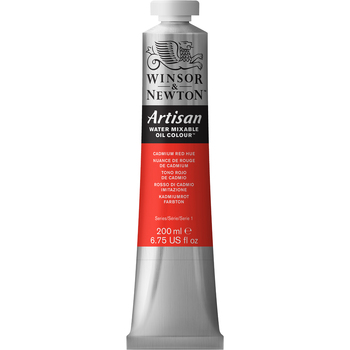 Winsor & Newton Artisan Series 1 WMOC 200ml Paint Tube Cadmium Red Hue