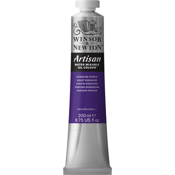Winsor & Newton Artisan Series 1 WMOC 200ml Paint Tube Dioxazine Purple