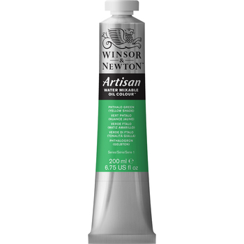 Winsor & Newton Series 1 WMOC 200ml Paint Tube Phthalo Green Yellow Shade