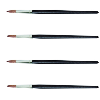 4PK Jasart Pony/Goat Round Watercolour Brush - Size 10