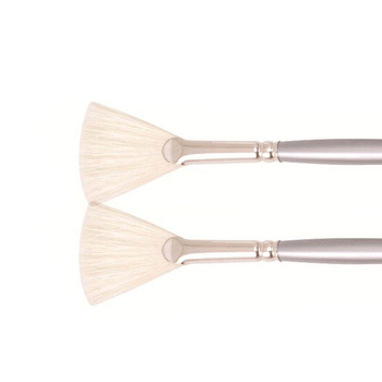 2PK Jasart Interlocking Hog Bristle Fan Brush - Size 12