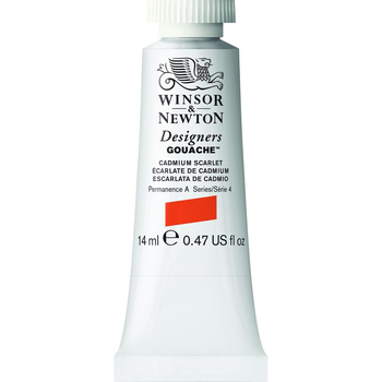 Winsor & Newton 14ml Designers' Gouache Cadmium Scarlet S4