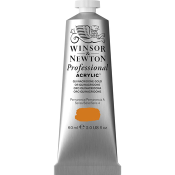 Winsor & Newton 60ml Professional Acrylic Colour Tube Quinacridone Gold S4