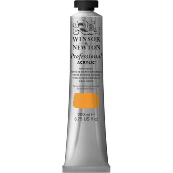Winsor & Newton 200ml Professional Acrylic Colour Raw Sienna S1