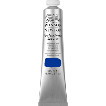 Winsor & Newton 200ml Professional Acrylic Colour Ultramarine Blue S2