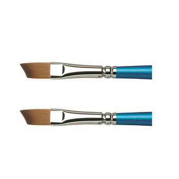2PK Winsor & Newton Cotman Series 667 Angled Brush Short Handle - Size 13mm