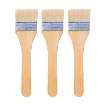 3PK Jasart Hog Bristle Series 713 Flat Head Brush - Size 5