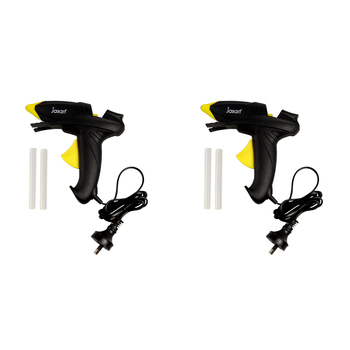 2PK Jasart Electric Glue Gun 15W w/ 2 Sticks Art/Craft Tool - Black