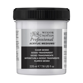 Winsor & Newton 225ml Professional Acrylic Gesso - Clear