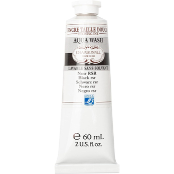 Charbonnel Aqua Wash Ink 60ml High Pigment S1 - Black RSR