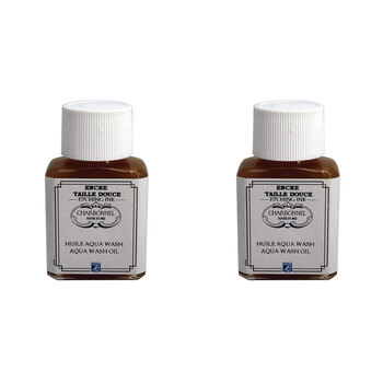 2PK Charbonnel Aquawash 75ml Light Etching Ink Additives