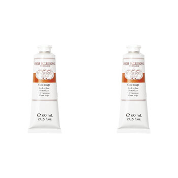2PK Charbonnel 60ml Etching Ink Paint Tube S1 - Red Ochre