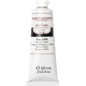 Charbonnel 60ml Etching Ink Paint Tube S2 - Black 55981