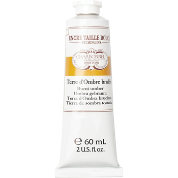 Charbonnel 60ml Etching Ink Paint Tube S2 - Burnt Umber