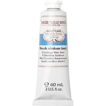 Charbonnel 60ml Etching Ink Paint Tube S2 - Cerulean Blue