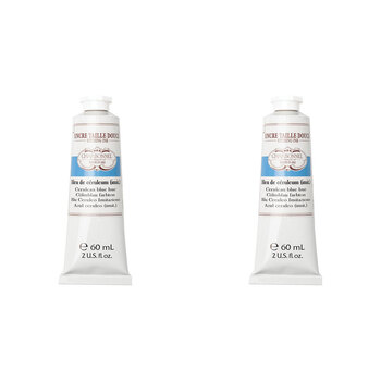 2PK Charbonnel 60ml Etching Ink Paint Tube S2 - Cerulean Blue