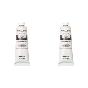 2PK Charbonnel 60ml Etching Ink Paint Tube S2 - Raw Sepia