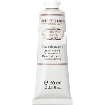 Charbonnel 60ml Etching Ink Paint Tube S2 - Snow White TI