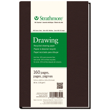 Strathmore 400 Series HB Recycled Draw Art Journal 5.5''x8.5'' 160 Sheets