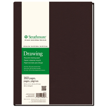 Strathmore 400 Series HB Recycled Draw Art Journal 8.5''x11'' 160 Sheets