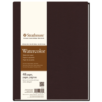 Strathmore 400 Series HB Water Colour Art Journal 8.5''x11'' 48 Sheets