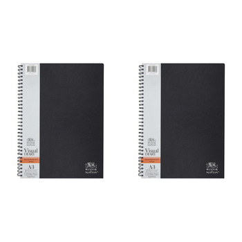 2PK Winsor And Newton Double Wire Visual Diary A3 200gsm