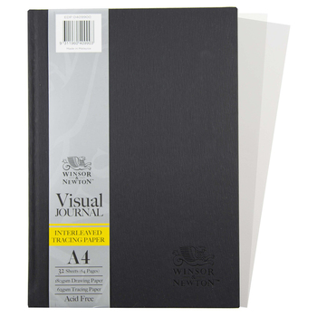 Winsor And Newton Hardbound Interleaved Tracing Paper Visual Journal A4