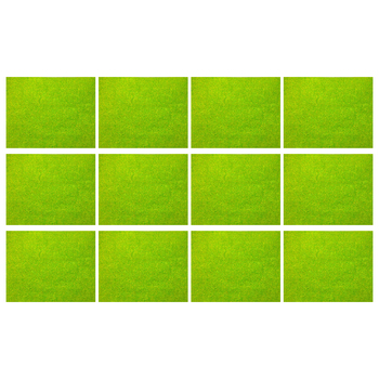 12PK Jasart Model Grass Artificial Landscape - 21x28cm Sheet