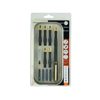 Manuscript Deluxe 6 Nib Calligraphy Set Arts And Craft Drawing