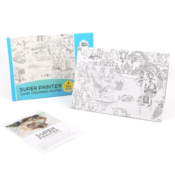 Jarmelo Giant Colouring Poster Pads - The World