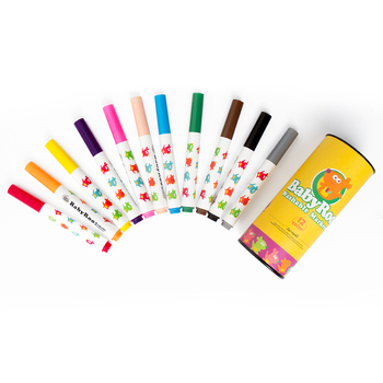 Jarmelo Washable Markers -Baby Roo 12 Colours