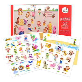Jar Melo Reusable Sticker Pad Set City Park 3y+