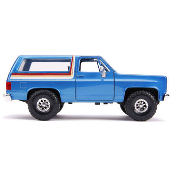 Just Trucks 1980 Chevy K5 Blazer Blue 1:24 Scale Diecast Vehicle Car