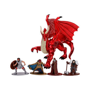 5pc Dungeons & Dragons Die-Cast Metal Figure Deluxe Pack 1.65 In
