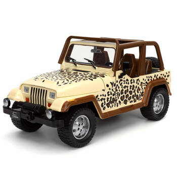 Just Trucks 1992 Jeep Wrangler 1:24 Scale Diecast Vehicle Car Figure Beige