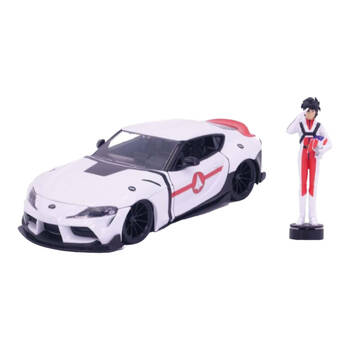 Robotech Rick Hunter W/ 2020 Toyota Supra 1:24 Scale Die-Cast Vehicle Toy