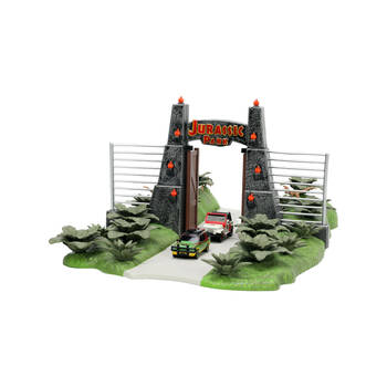 Jada Toys Jurassic Park Nano Scene Diorama w/ 2 Vehicles