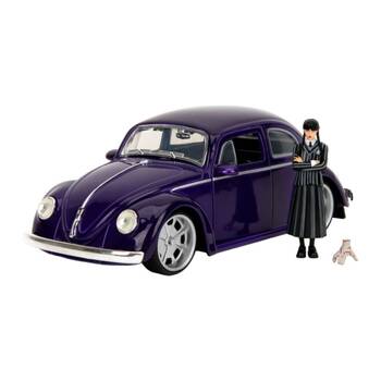 Wednesday TV VW Beetle w/ Wednesday 1:24 Scale Diecast Vehicle