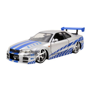Fast and Furious '02 Nissan Skyline GT-R 1:24 Scale Hollywood Ride