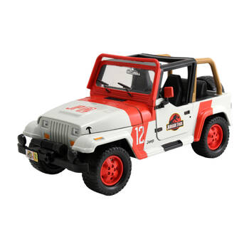 Jurassic World 1992 Jeep Wrangler 1:24 Scale Die-Cast Vehicle Toy