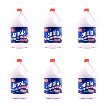 6PK Janola Premium Liquid Bleach Surface Disinfectant 2.5L - Regular 