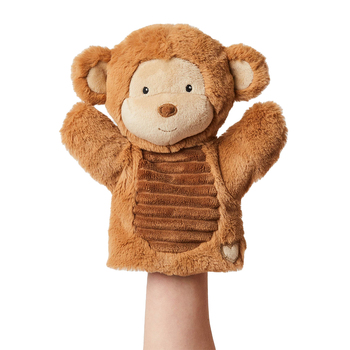 Jiggle & Giggle Sweetheart Slouchie Monkey Hand Puppet 0+