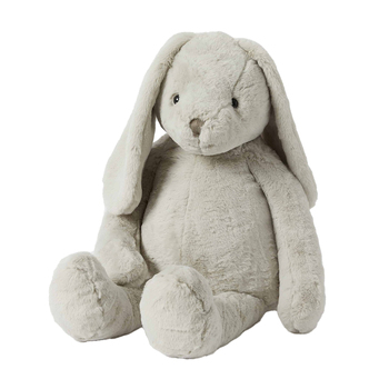 Jiggle & Giggle Grey Bunny Large 70cm Soft Plush Toy 0+