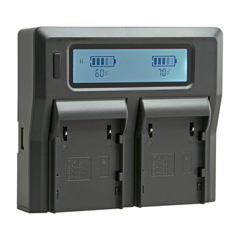 Jupio Dedicated Duo Charger w/ LCD For Canon BP-A30/BP-A60 Batteries
