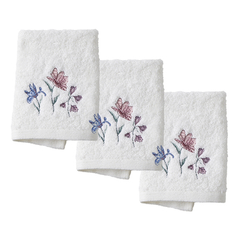 3PK Pilbeam Living In the Meadow Face Washer Cotton 32x32cm