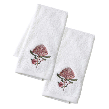 2PK Pilbeam Living Native Bloom Hand Towel Cotton 65x42cm