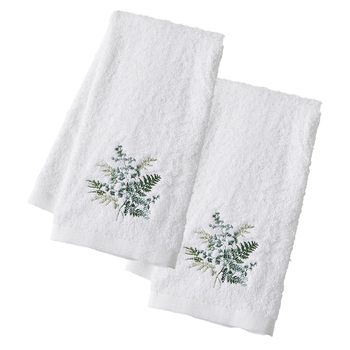 2PK Pilbeam Living Maidenhair Hand Towel Cotton 65x42cm