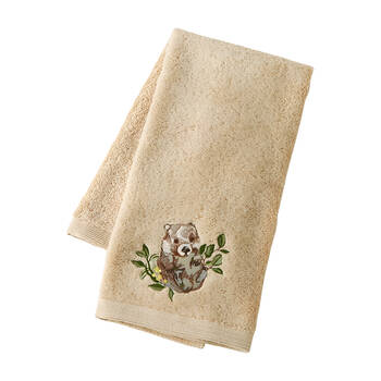 Pilbeam Living Wombat Hand Towel Absorbent Cloth 100% Cotton White 65cm